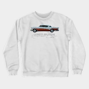 1957 Buick Roadmaster 2 Door Hardtop Crewneck Sweatshirt